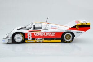 Porsche 956K Lindsay Saker #8 B. Wollek / C. Serra / S. Johansson 1000km Kyalami 1983 Minichamps 1:18 155836698 Kovina – slika 3 od 6