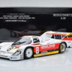 Porsche 956K Lindsay Saker #8 B. Wollek / C. Serra / S. Johansson 1000km Kyalami 1983 Minichamps 1:18 - image 6 of 6