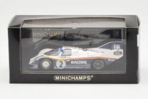 Porsche 956K #2 D. Bell / S. Bellof Winner 1000km of Fuji 1983 Minichamps 1:43 SBC009 Kovina – slika 4 od 4
