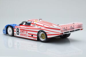 Porsche 956L Spirit of America #8 G. Follmer / J. Morton / K. Miller 24 Hours of Le Mans 1986 Minichamps 1:18 180866508 Kovin – slika 7 od 8