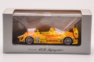 Porsche RS Spyder #6 DHL R. Briscoe / S. Maassen / J-F. Colard ALMS 2007 Minichamps 1:43 WAP02060917 Kovina – slika 4 od 4