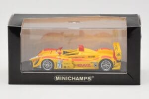 Porsche RS Spyder DHL #7 R. Dumas / T. Bernhard Winner Long Beach GP ALMS 2007 Minichamps 1:43 400076607 Kovina – slika 4 od 4
