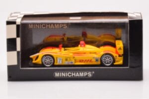 Porsche RS Spyder LMP2 #7 R. Dumas / T. Bernhard / E. Collard Sebring 12 Hours Winners 2008 Minichamps 1:43 400086807 Kovina – slika 4 od 4