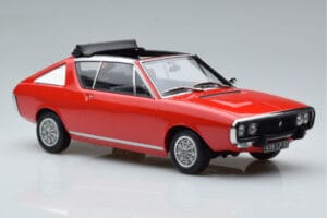 Renault 17 Gordini Decouvrable Rdeč Norev 1:18 185371 Kovina – slika 4 od 6