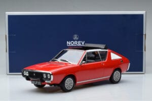 Renault 17 Gordini Decouvrable Rdeč Norev 1:18 185371 Kovina – slika 6 od 6
