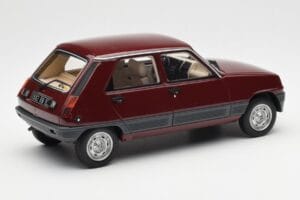 Renault 5 GTL Bordeaux Rdeč Otto 1:18 OT1059 Smola – slika 2 od 6