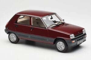Renault 5 GTL Bordeaux Rdeč Otto 1:18 OT1059 Smola – slika 4 od 6