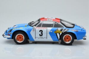 Alpine A110 #3 B. Darniche / A. Mahe Tour de Corse 1973 IXO 1:18 18RMC062B Kovina – slika 3 od 6