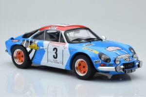 Alpine A110 #3 B. Darniche / A. Mahe Tour de Corse 1973 IXO 1:18 18RMC062B Kovina – slika 4 od 6
