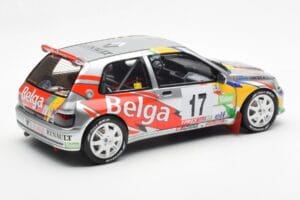 Renault Clio Maxi Kit Car Belga #17 Rally Ypres 1995 Otto 1:18 OT1058 Smola – slika 2 od 6