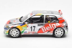 Renault Clio Maxi Kit Car Belga #17 Rally Ypres 1995 Otto 1:18 OT1058 Smola – slika 3 od 6