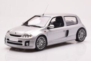 Renault Clio V6 Phase 1 Srebrna Otto 1:18