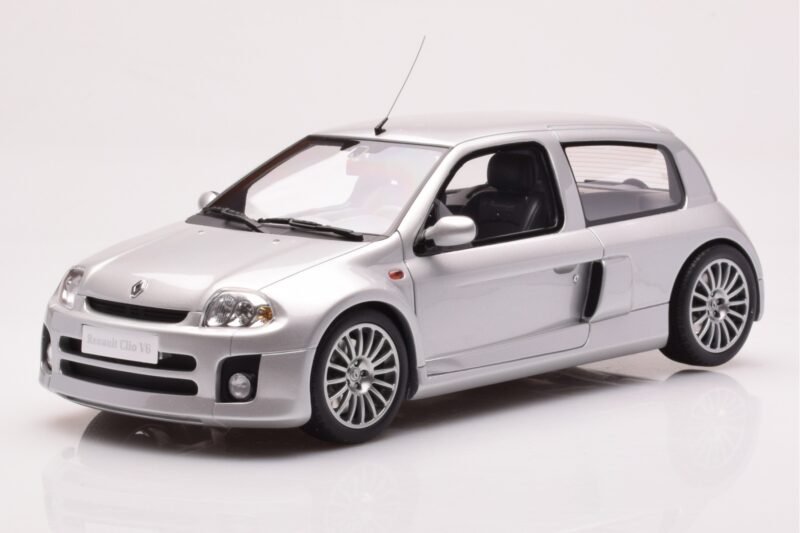 Renault Clio V6 Phase 1 Srebrna Otto 1:18