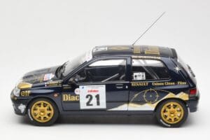 Renault Clio Williams DIAC #21 Jordan / Boyere Tour de Corse 1993 Norev 1:18 185228 Kovina – slika 4 od 8