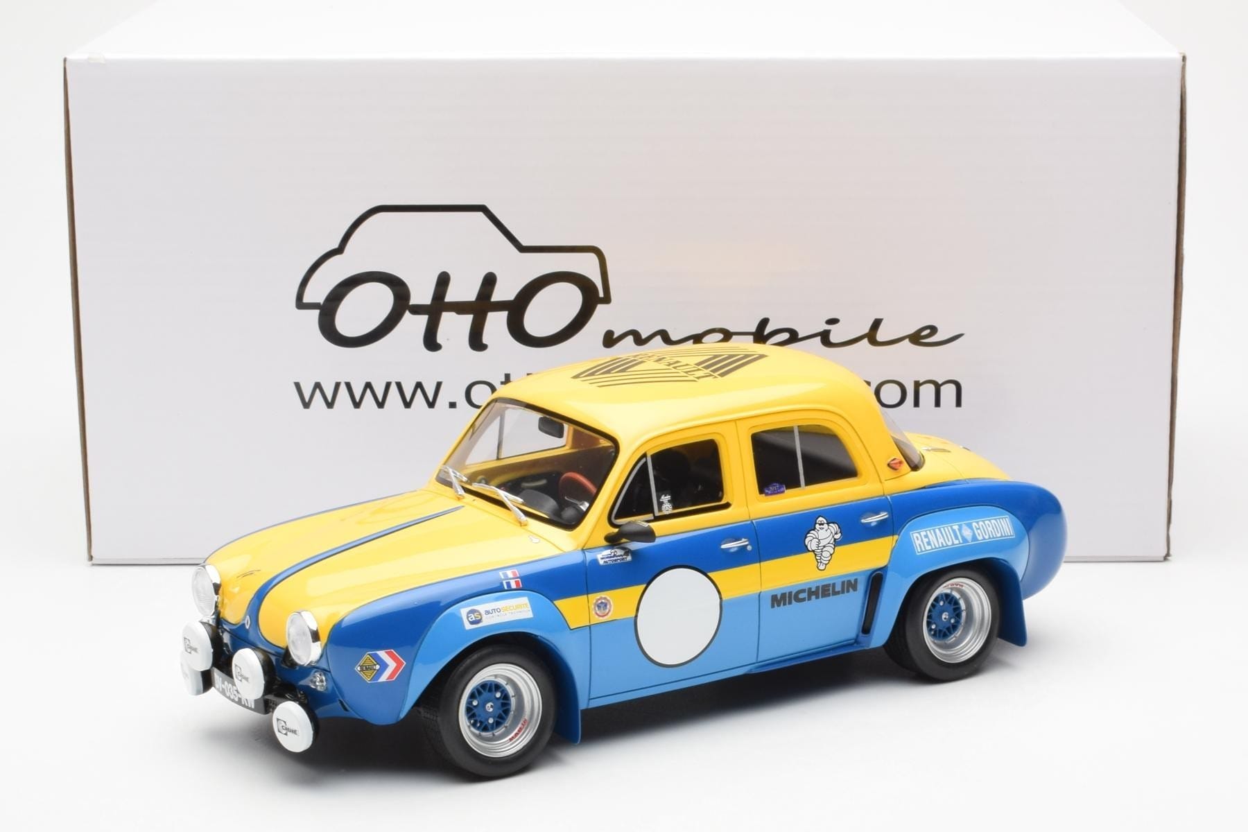 Renault Dauphine Proto 1600 Rumena Otto 1:18 OT1004 Smola – slika 6 od 6