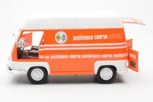 Renault Estafette Oranžna Assistance Course Norev 1:18 185123 Kovina – slika 4 od 10