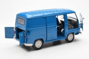 Renault Estafette Saviem Modra Norev 1:18 185122 Kovina – slika 2 od 11