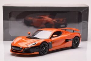 Rimac Nevera Oranžna GT Spirit 1:18 GT880 Smola – slika 6 od 6
