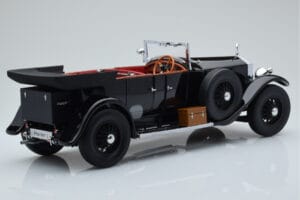Rolls-Royce Phantom I Kabriolet Črna Kyosho 1:18 08931BK Kovina – slika 3 od 8