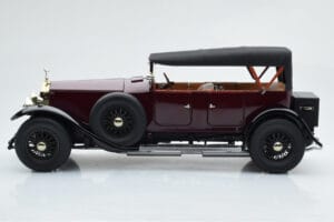 Rolls-Royce Phantom I Kabriolet Bordo Rdeča Kyosho 1:18 08931R Kovina – slika 4 od 10