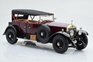 Rolls-Royce Phantom I Kabriolet Bordo Rdeča Kyosho 1:18 08931R Kovina – slika 5 od 10