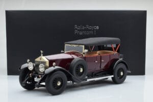 Rolls-Royce Phantom I Kabriolet Bordo Rdeča Kyosho 1:18 08931R Kovina – slika 10 od 10