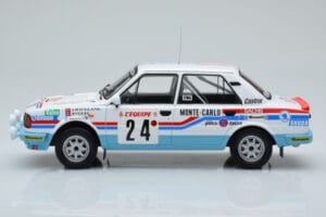 Skoda 130 L Night Version #24 J. Augland Rally Monte Carlo 1987 IXO 1:18 18RMC156 Kovina – slika 3 od 6