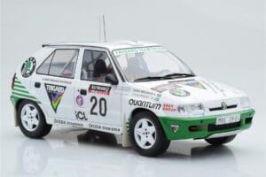 Skoda Felicia #20 S. Blomqvist / B. Cederberg Rally RAC Lombard 1995 IXO 1:18 18RMC147 Kovina – slika 4 od 6