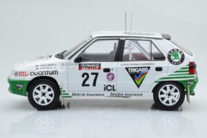 Skoda Felicia #27 P. Sibera / P. Gross Rally RAC Lombard 1995 IXO 1:18 18RMC148 Kovina – slika 3 od 6