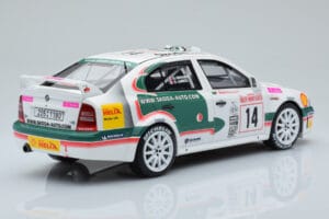 Skoda Octavia WRC #14 D. Auriol / D. Giraudet Rally Monte Carlo 2003 Otto 1:18 OT431 Smola – slika 2 od 6