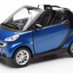 Smart Fortwo 451 Cabrio Modra & Črna Minichamps 1:18