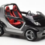 Smart Fortwo Crossblade Kabriolet Srebrna Črna Kyosho 1:18 - image 4 of 6