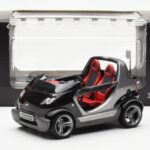 Smart Fortwo Crossblade Kabriolet Srebrna Črna Kyosho 1:18 - image 6 of 6