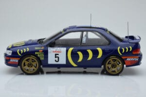Subaru Impreza 555 #5 C. Sainz / L. Moya Tour de Corse 1995 IXO 1:18 18RMC063A Kovina – slika 3 od 6