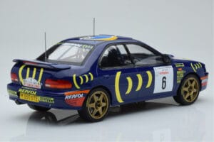 Subaru Impreza 555 #6 P. Liatti / C. Cassina Tour de Corse 1995 IXO 1:18 18RMC063C Kovina – slika 2 od 6