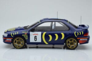Subaru Impreza 555 #6 P. Liatti / C. Cassina Tour de Corse 1995 IXO 1:18 18RMC063C Kovina – slika 3 od 6