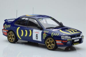Subaru Impreza 555 #6 P. Liatti / C. Cassina Tour de Corse 1995 IXO 1:18 18RMC063C Kovina – slika 4 od 6
