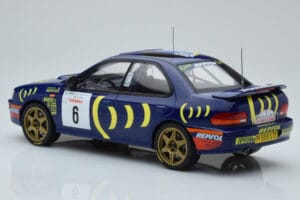 Subaru Impreza 555 #6 P. Liatti / C. Cassina Tour de Corse 1995 IXO 1:18 18RMC063C Kovina – slika 5 od 6