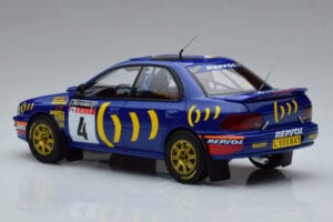 Subaru Impreza #4 C. McRae / D. Ringer Winner RAC Rally 1994 Kyosho 1:18 08962A Kovina – slika 6 od 9