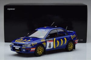 Subaru Impreza #4 C. McRae / D. Ringer Winner RAC Rally 1994 Kyosho 1:18 08962A Kovina – slika 9 od 9