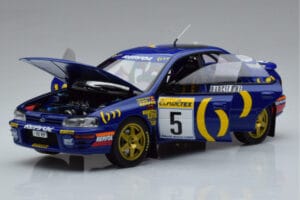 Subaru Impreza #5 C. Sainz / L. Moya 2nd Place Rally Monte Carlo 1995 Kyosho 1:18 08962B Kovina – slika 2 od 9