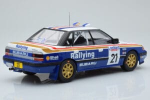 Subaru Legacy RS #21 C. McRae / D. Ringer RAC Rally 1991 IXO 1:18 18RMC080B Kovina – slika 2 od 6