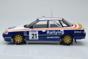 Subaru Legacy RS #21 C. McRae / D. Ringer RAC Rally 1991 IXO 1:18 18RMC080B Kovina – slika 3 od 6