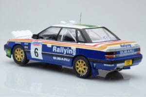 Subaru Legacy RS Night Version #6 M. Alen / I. Kivimaki RAC Rally 1991 IXO 1:18 18RMC080A Kovina – slika 5 od 6