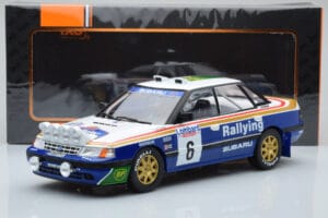 Subaru Legacy RS Night Version #6 M. Alen / I. Kivimaki RAC Rally 1991 IXO 1:18 18RMC080A Kovina – slika 6 od 6