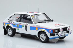 Talbot Sunbeam Lotus Night Version #8 H. Toivonen / P. White Rally Monte Carlo 1981 IXO 1:18 18RMC095B Kovina – slika 4 od 6