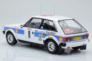 Talbot Sunbeam Lotus Night Version #8 H. Toivonen / P. White Rally Monte Carlo 1981 IXO 1:18 18RMC095B Kovina – slika 5 od 6
