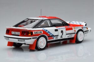 Toyota Celica GT-Four ST165 #2 C. Sainz / L. Moya Winner Rally Monte Carlo 1991 Kyosho 1:18 08961B Kovina – slika 3 od 12