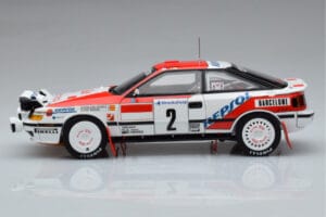 Toyota Celica GT-Four ST165 #2 C. Sainz / L. Moya Winner Rally Monte Carlo 1991 Kyosho 1:18 08961B Kovina – slika 4 od 12