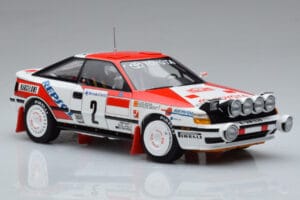 Toyota Celica GT-Four ST165 #2 C. Sainz / L. Moya Winner Rally Monte Carlo 1991 Kyosho 1:18 08961B Kovina – slika 5 od 12